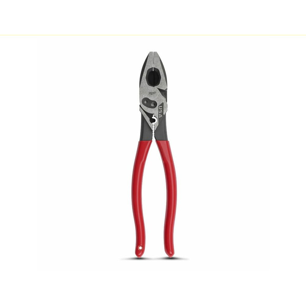Milwaukee MT500C Dipped Grip Lineman's Pliers with Crimper - MADE IN USA