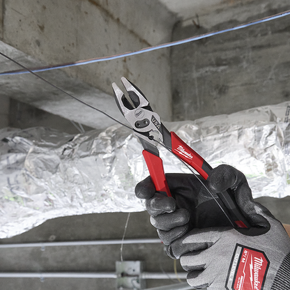 Milwaukee USA Made Comfort Grip 228mm (9in) Lineman Pliers with Crimper