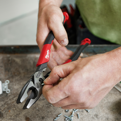 Milwaukee USA Made Comfort Grip 228mm (9in) Lineman Pliers with Crimper