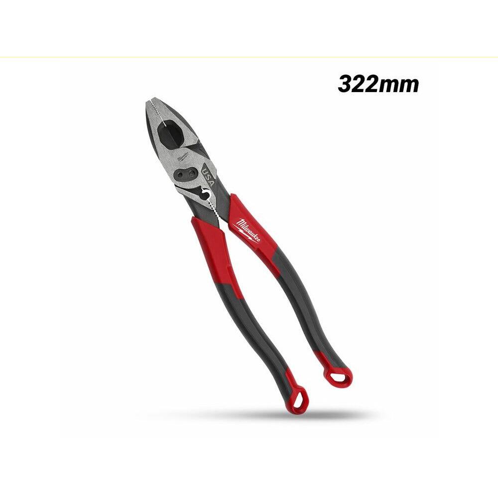 Milwaukee MT550C 228mm (9") Linemans Plier with Crimper - MADE IN USA