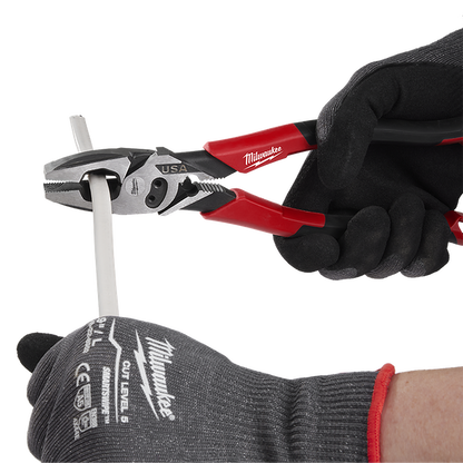 Milwaukee USA Made Comfort Grip 228mm (9in) Lineman Pliers with Crimper