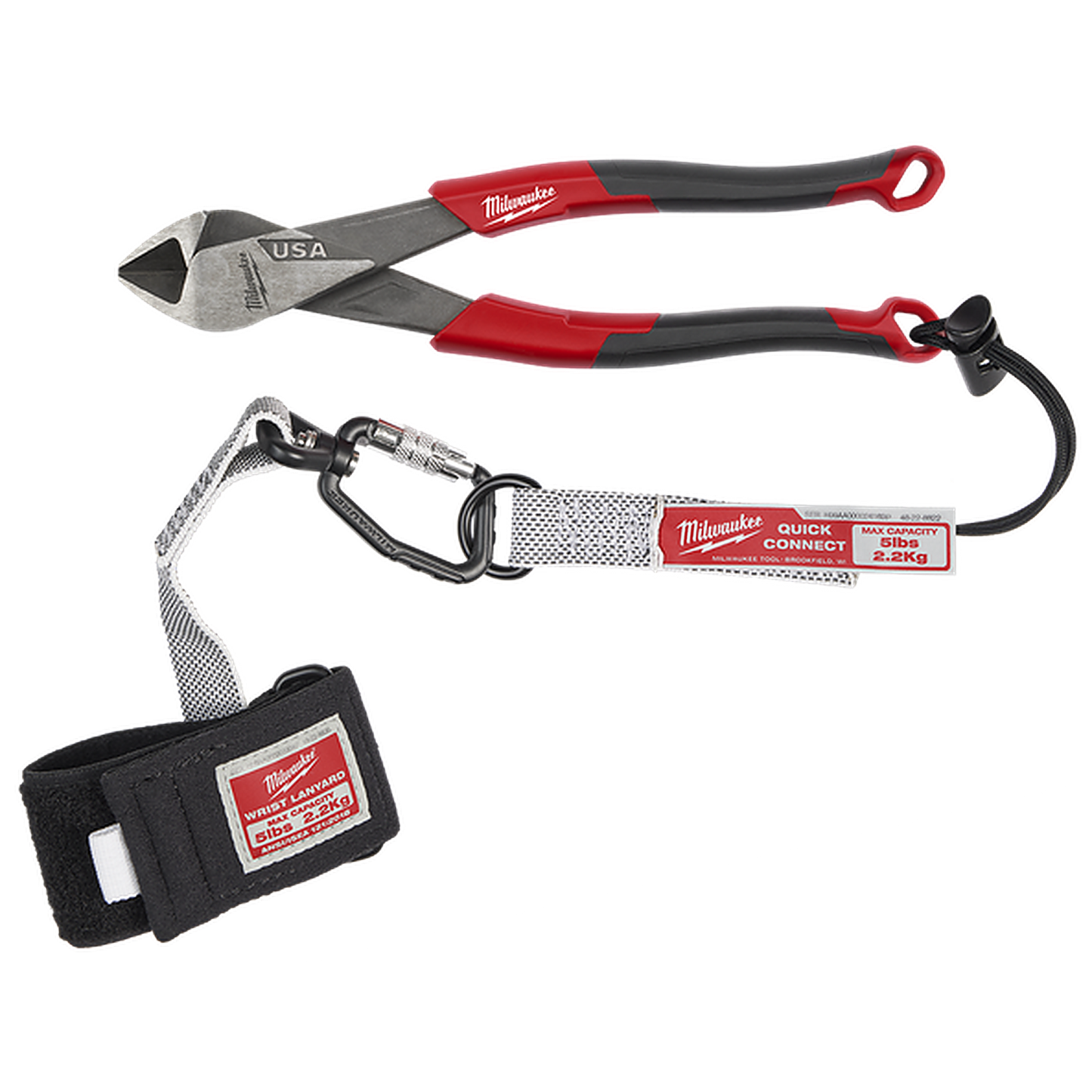 Milwaukee USA Made Comfort Grip 203mm (8in) Diagonal Pliers