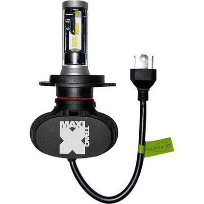 MaxiTrac H4 LED Headlight Bulb Pair 12/24V 5600Lm 6000K MTLG-H4