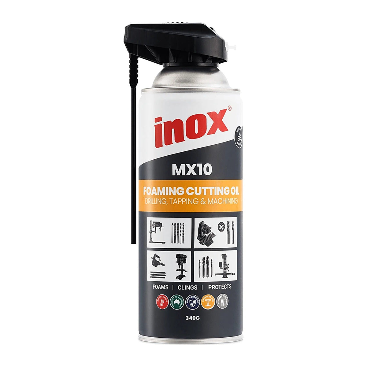 Inox MX10 Foaming Cutting Oil 340g Aerosol MX10-340