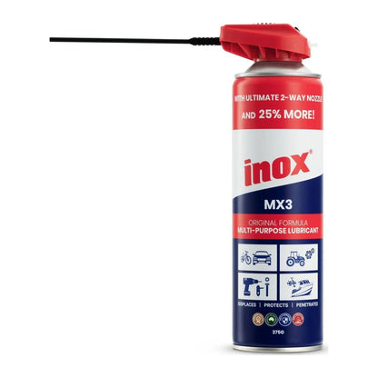 Inox MX3 Multi-Purpose Lubricant 375g Aerosol with 2-Way Straw MX3-TW375