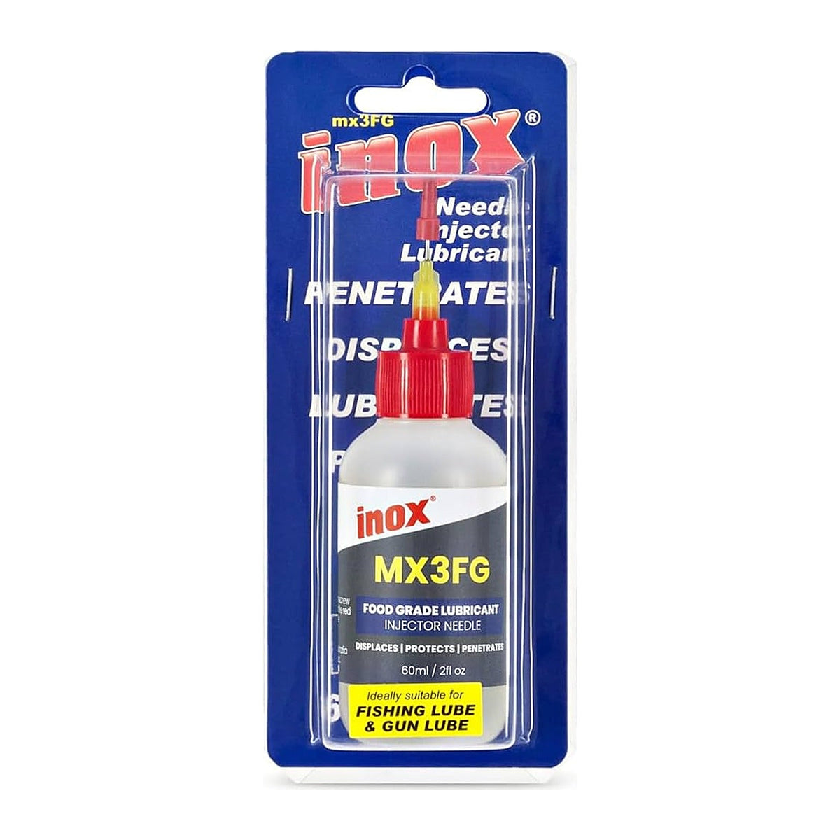 Inox MX3FG Food Grade Lubricant 60ml Needle Applicator MX3FG-60