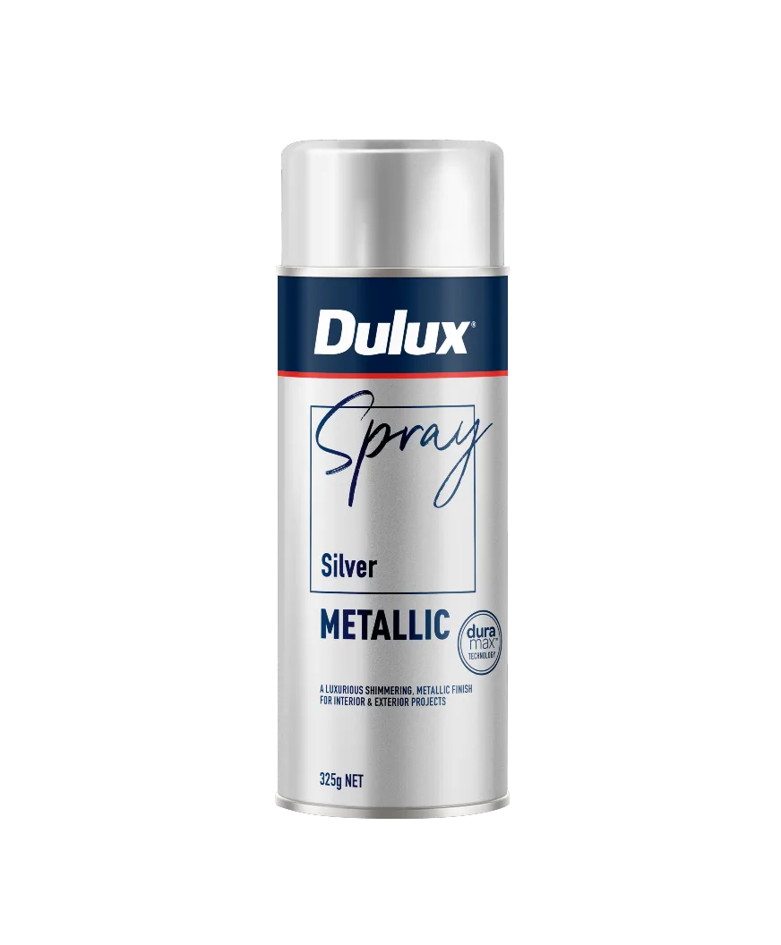 Dulux Spray Metallic Silver Effects Spray Paint 325g 212091