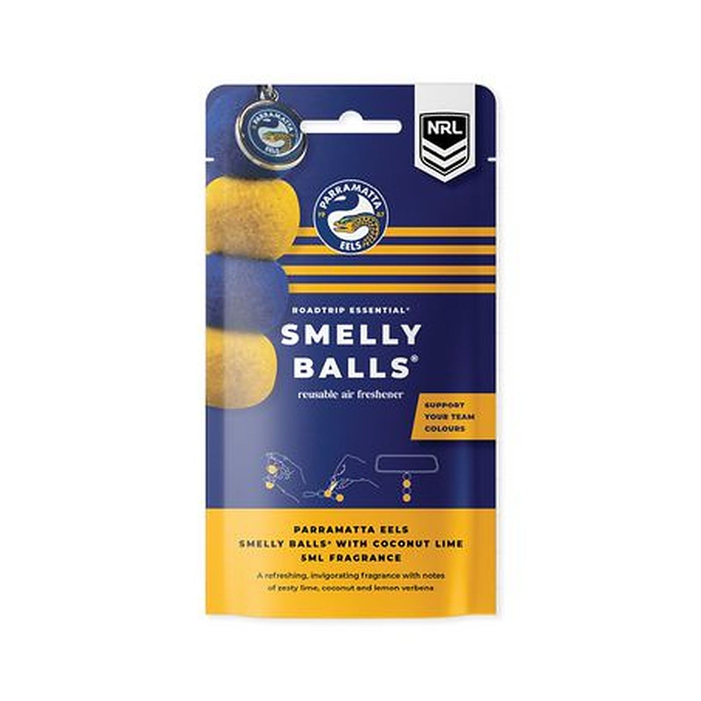 Smelly Balls Parramatta Eels Smelly Balls Set NRL445AF