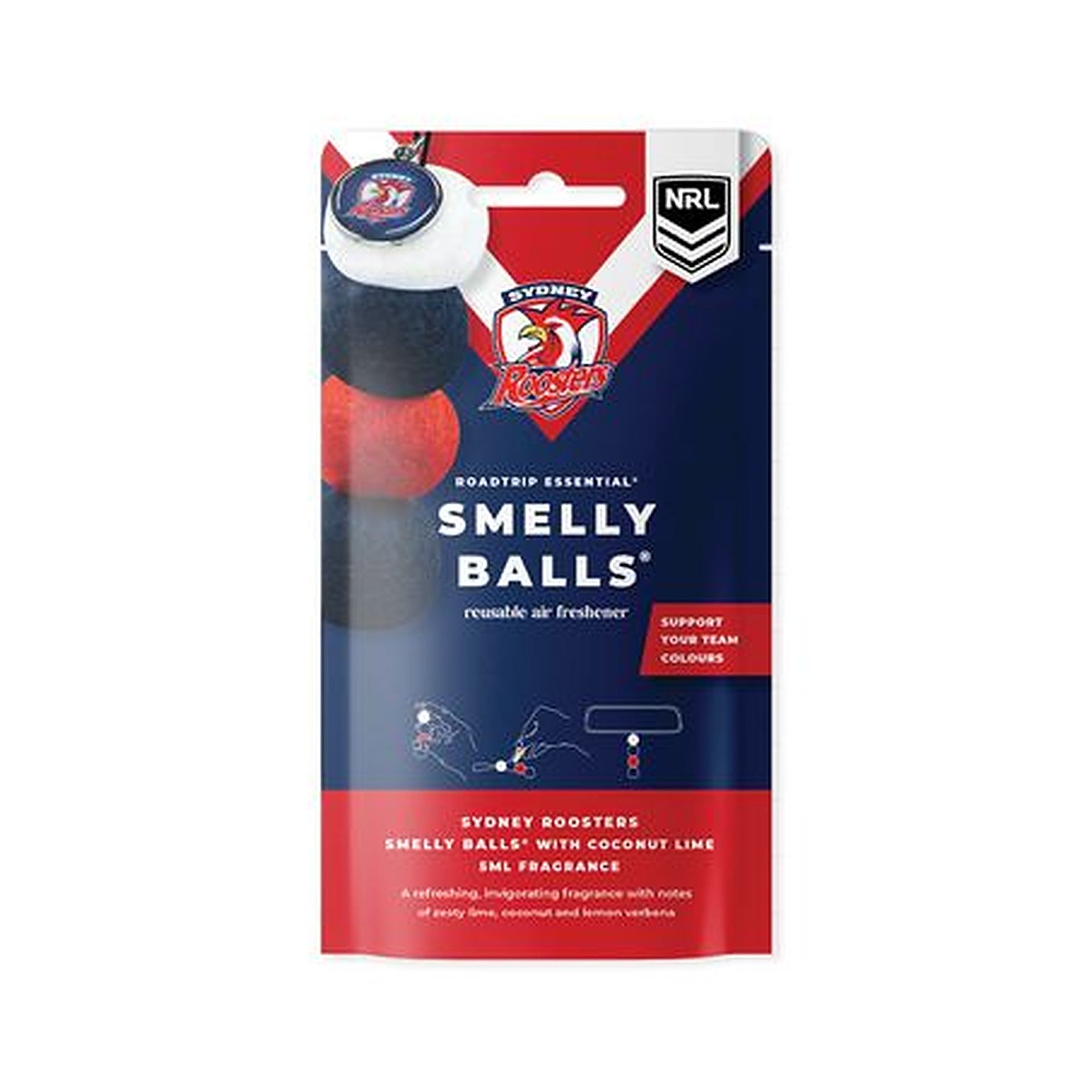 Smelly Balls Sydney Roosters Smelly Balls Set NRL445AK