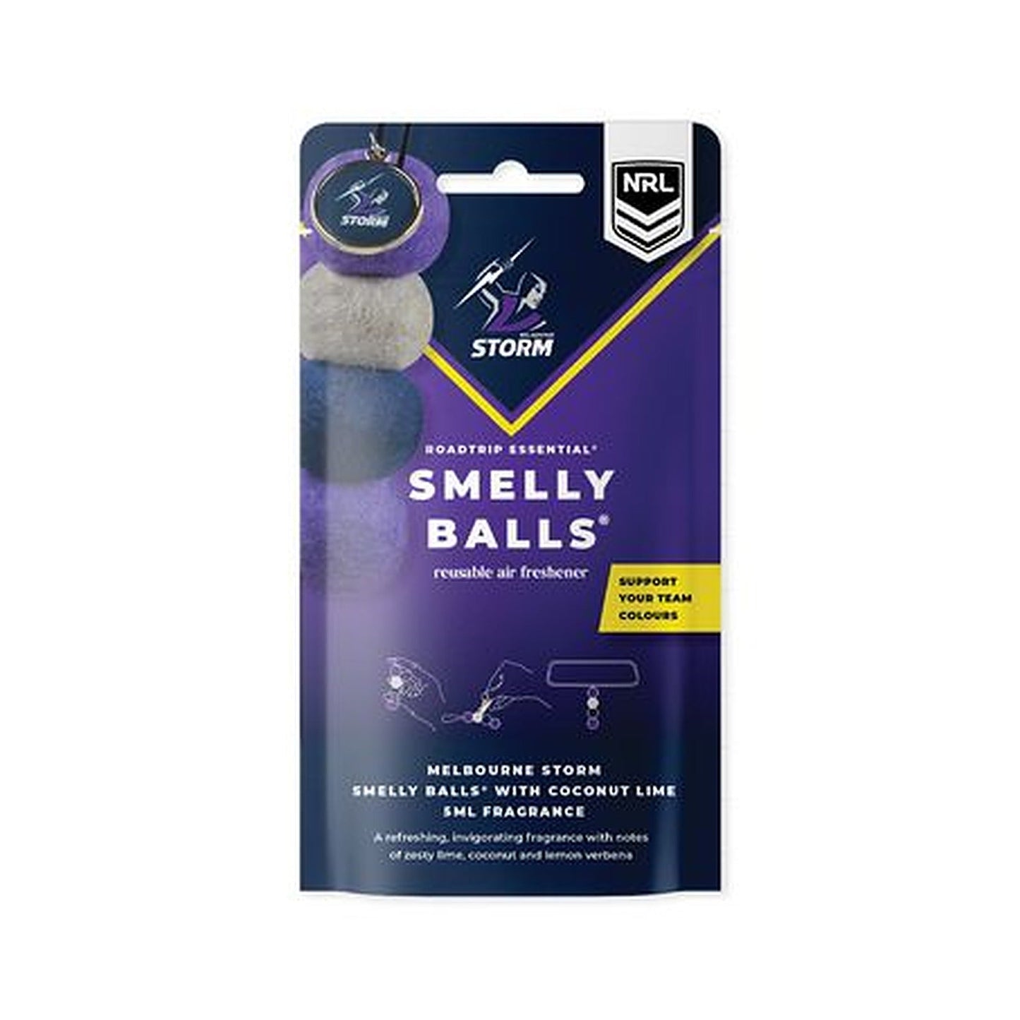Smelly Balls Melbourne Storm Smelly Balls Set NRL445AM
