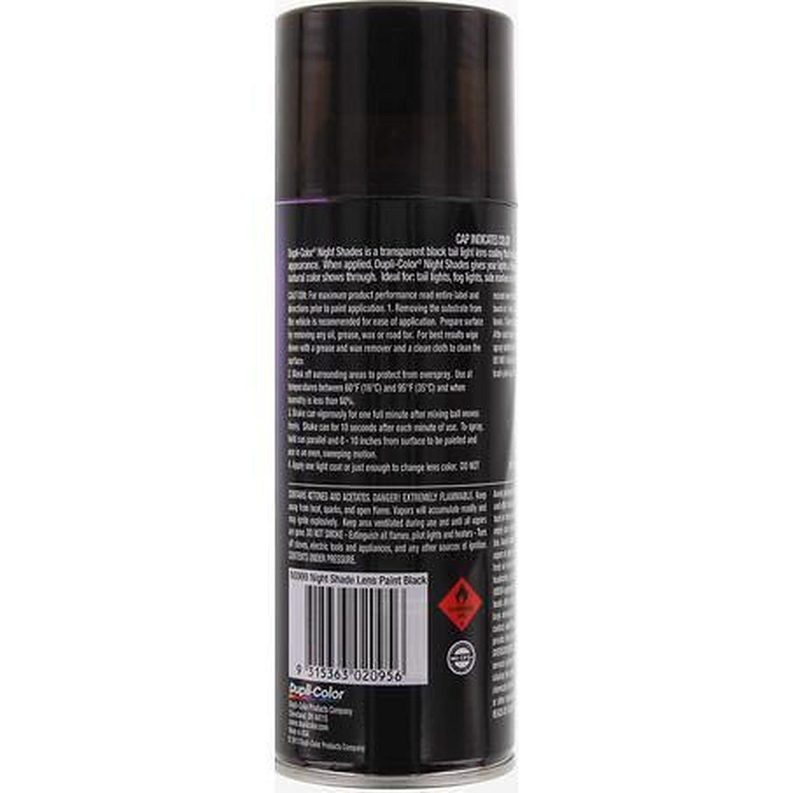 Dupli-Colour Night Shades Translucent Black Lens Paint 312g NS999