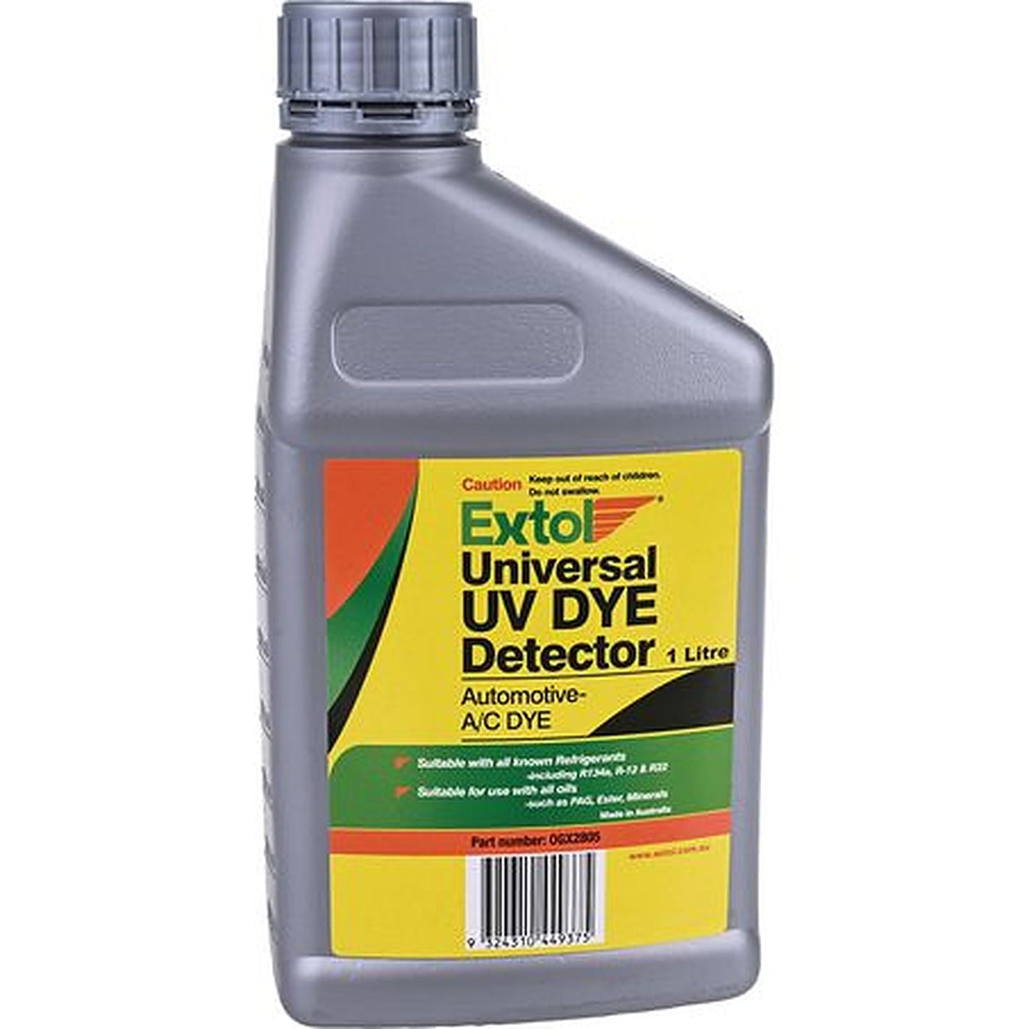 Extol UV Dye 1L — Suits R134A, R1234Yf, R12, R22 & Hybrid Systems OGX2805