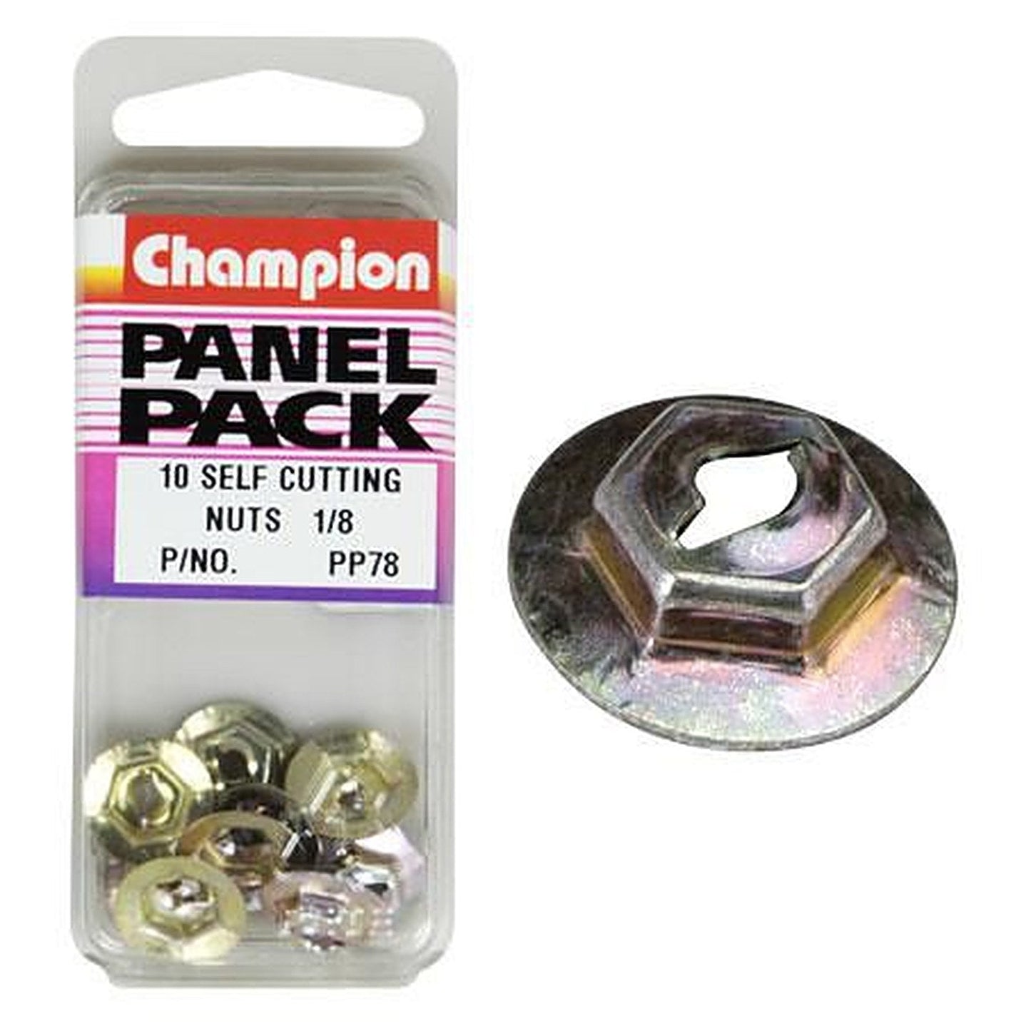 Champion Self Cut Nuts 1/8in PP78
