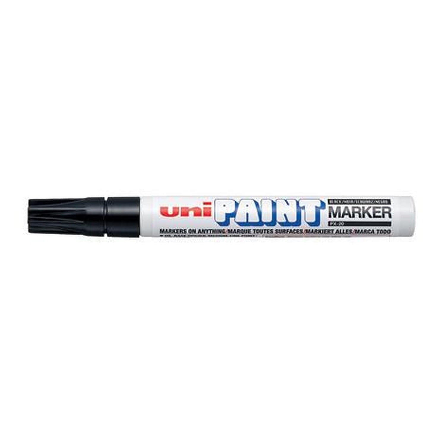 Uni Paint Marker Black Opaque Outdoor Use PX-20 PX20BK