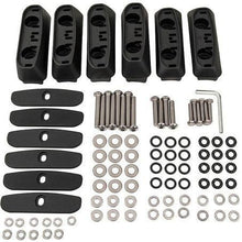 Rhino Rack Roof Rack Base Kit 6 Pack — Toyota Prado 120 Series (RCP03-BK)