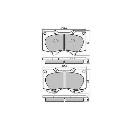 RDA Phantom Ceramic Brake Pad Set Front RDC1482