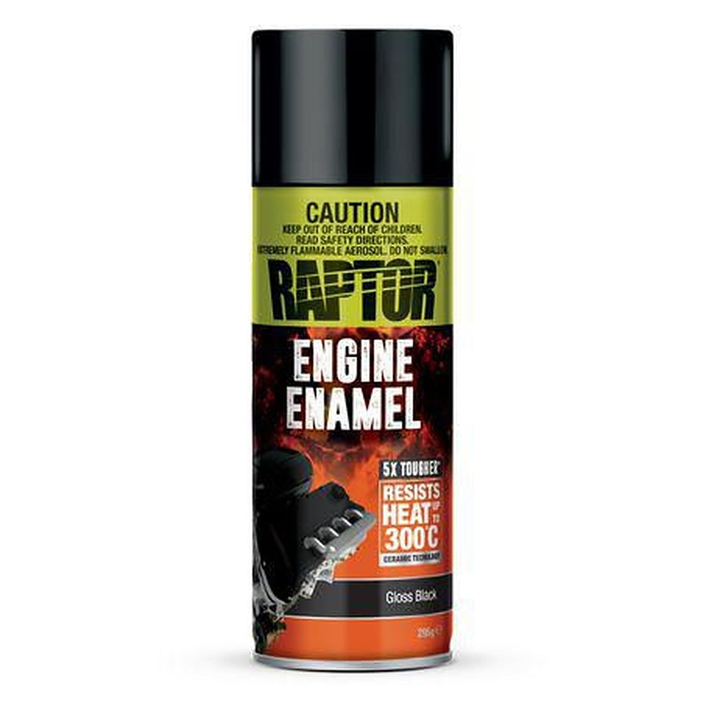 RAPTOR Engine Paint Enamel Gloss Black 295g REEGB/AL