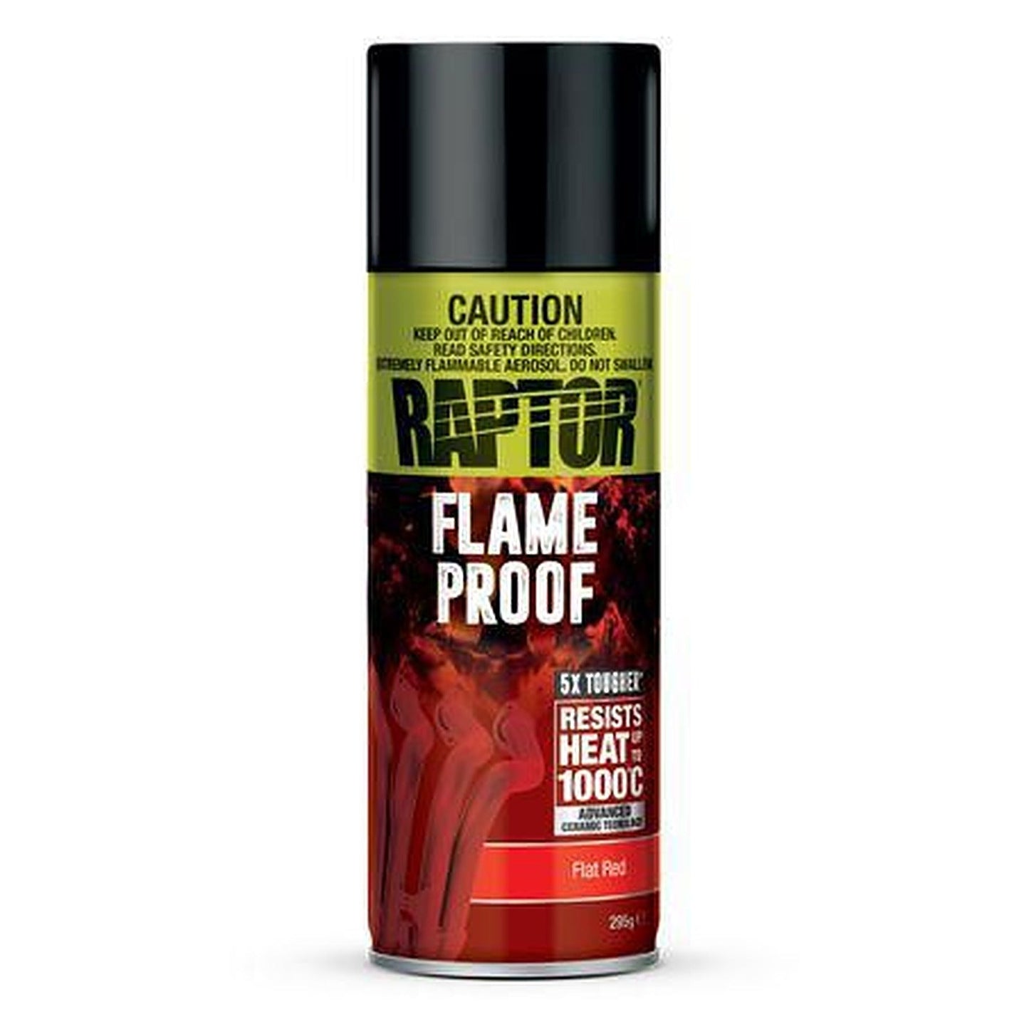 RAPTOR Flameproof Paint Flat Red 295g RFLFR/AL