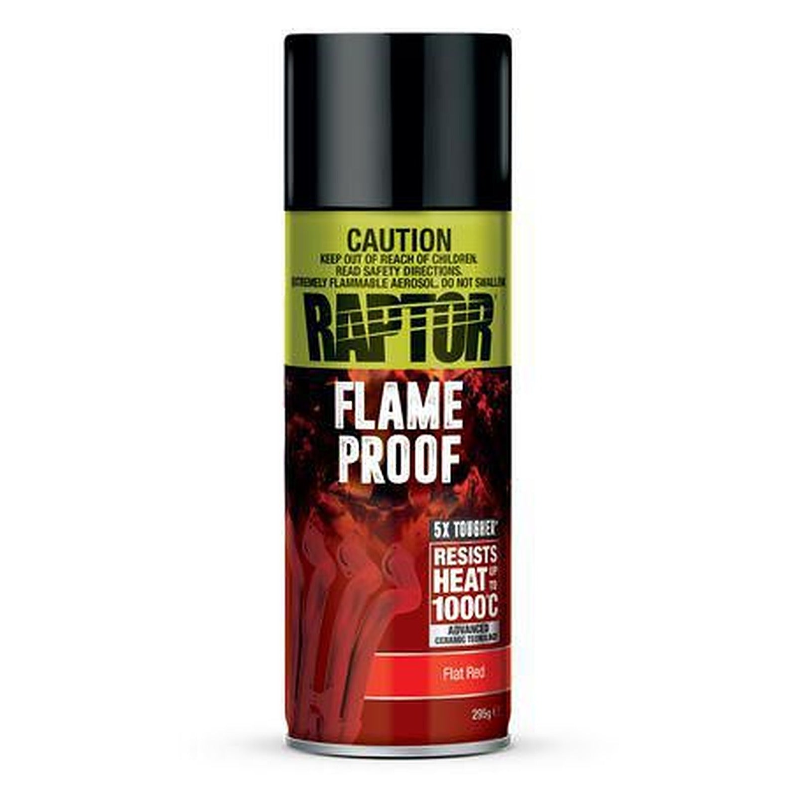 RAPTOR Flameproof Paint Flat Red 295g RFLFR/AL