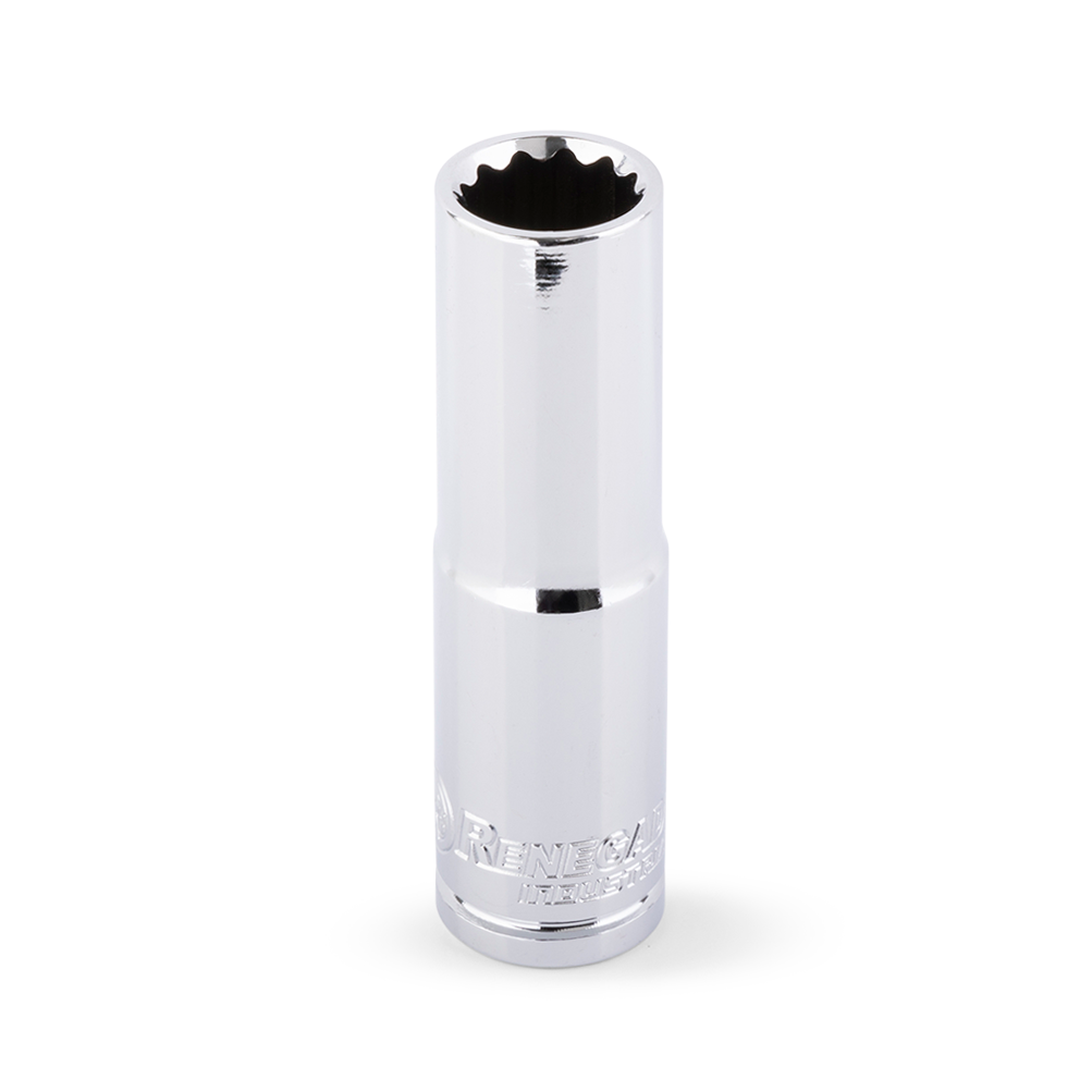 Renegade Industrial 14mm x 1/2" Drive Metric 12 Point Deep Socket - RI12007DP