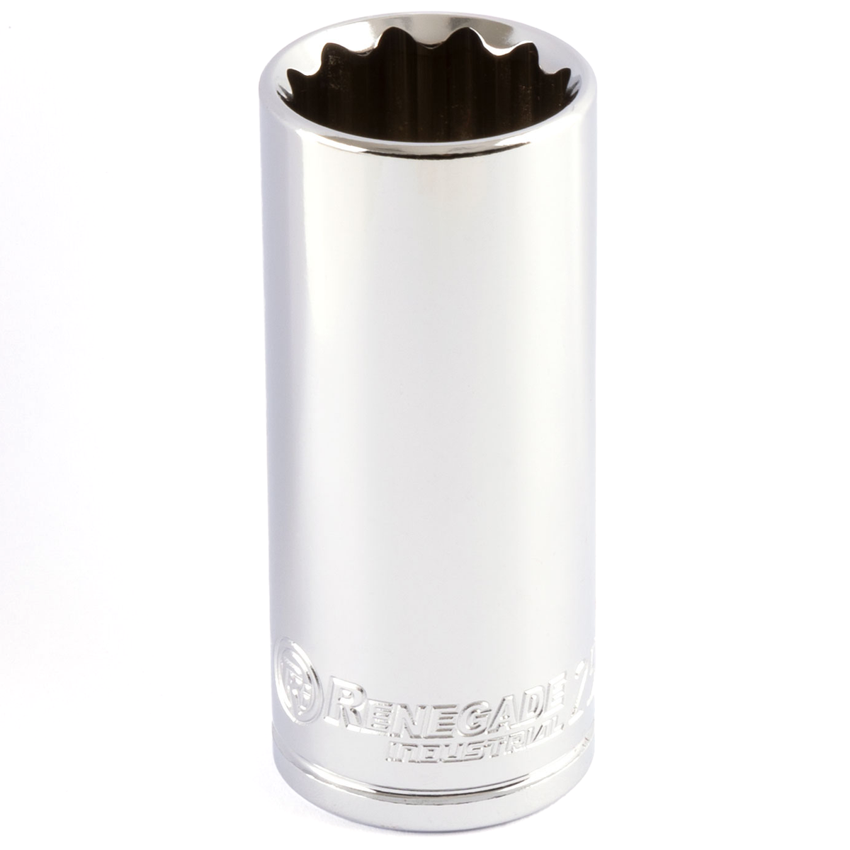Renegade Industrial 25mm x 1/2" Drive Metric 12 Point Deep Socket - RI12018DP