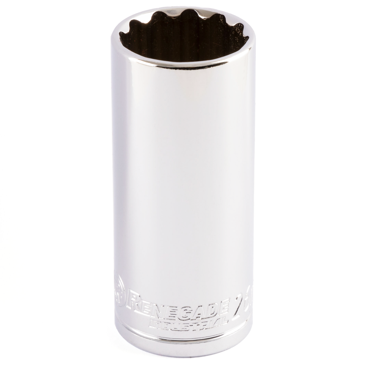 Renegade Industrial 26mm x 1/2" Drive Metric 12 Point Deep Socket - RI12019DP