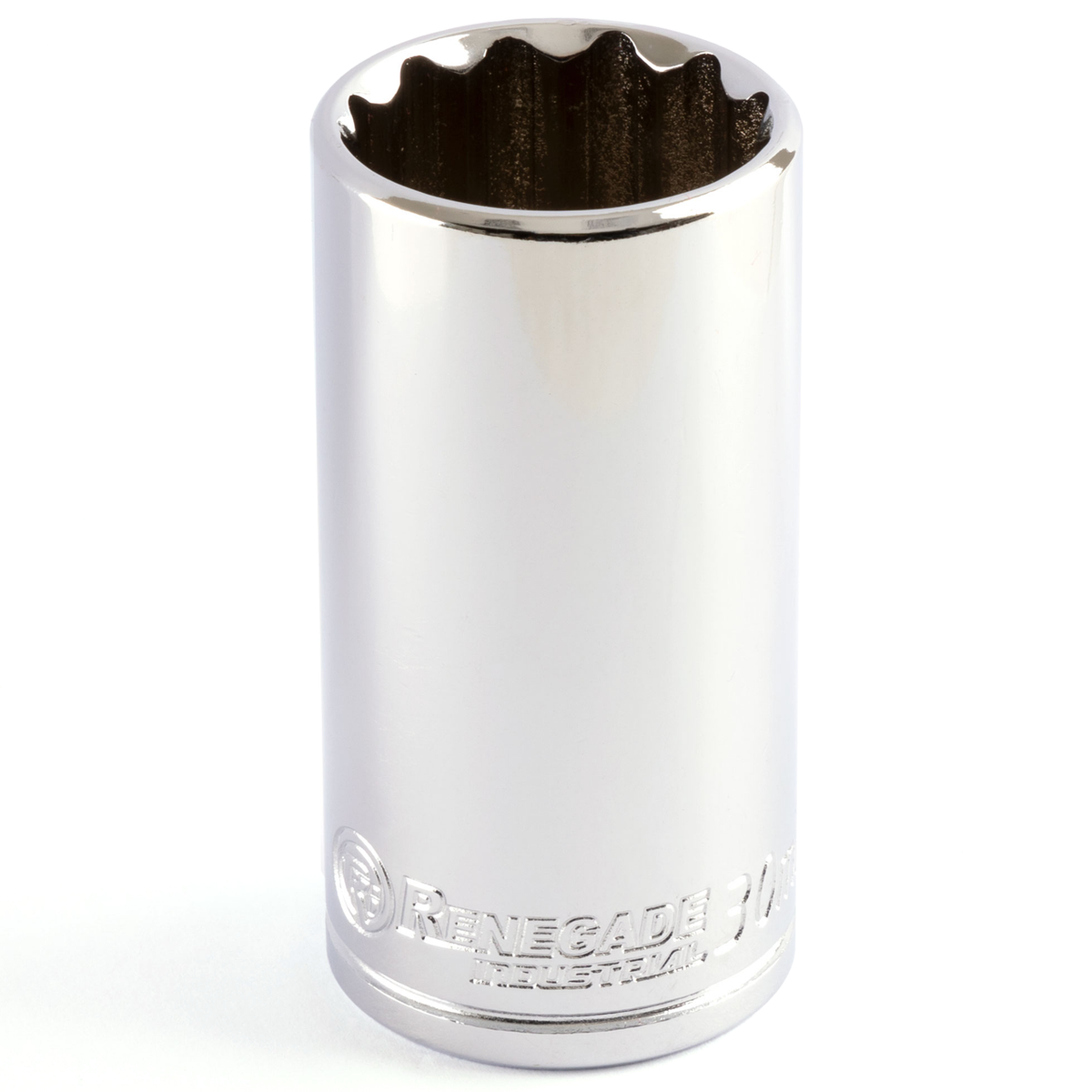 Renegade Industrial 30mm x 1/2" Drive Metric 12 Point Deep Socket - RI12023DP