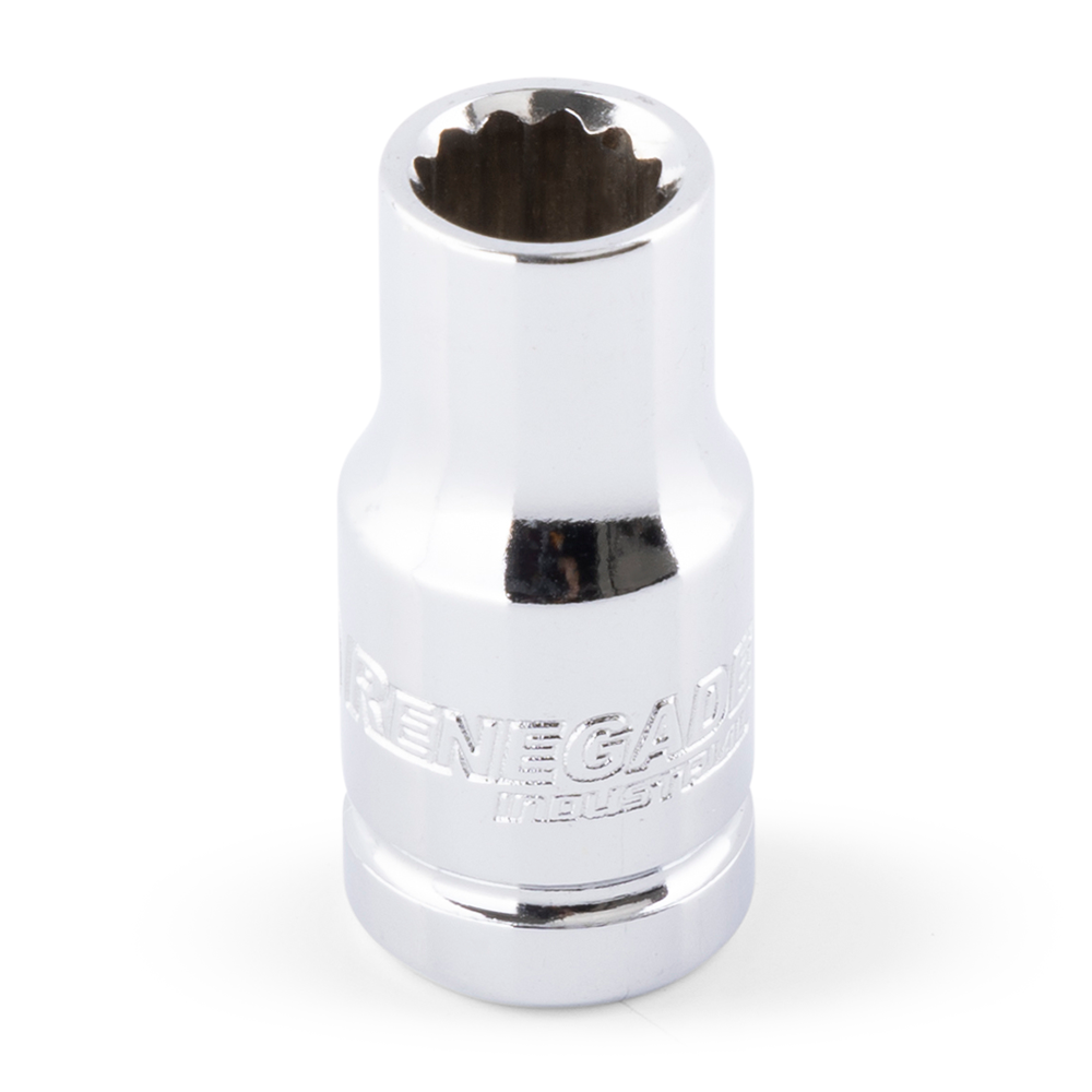 Renegade Industrial 6mm x 1/4" Drive Metric 12 Point Standard Socket - RI14003