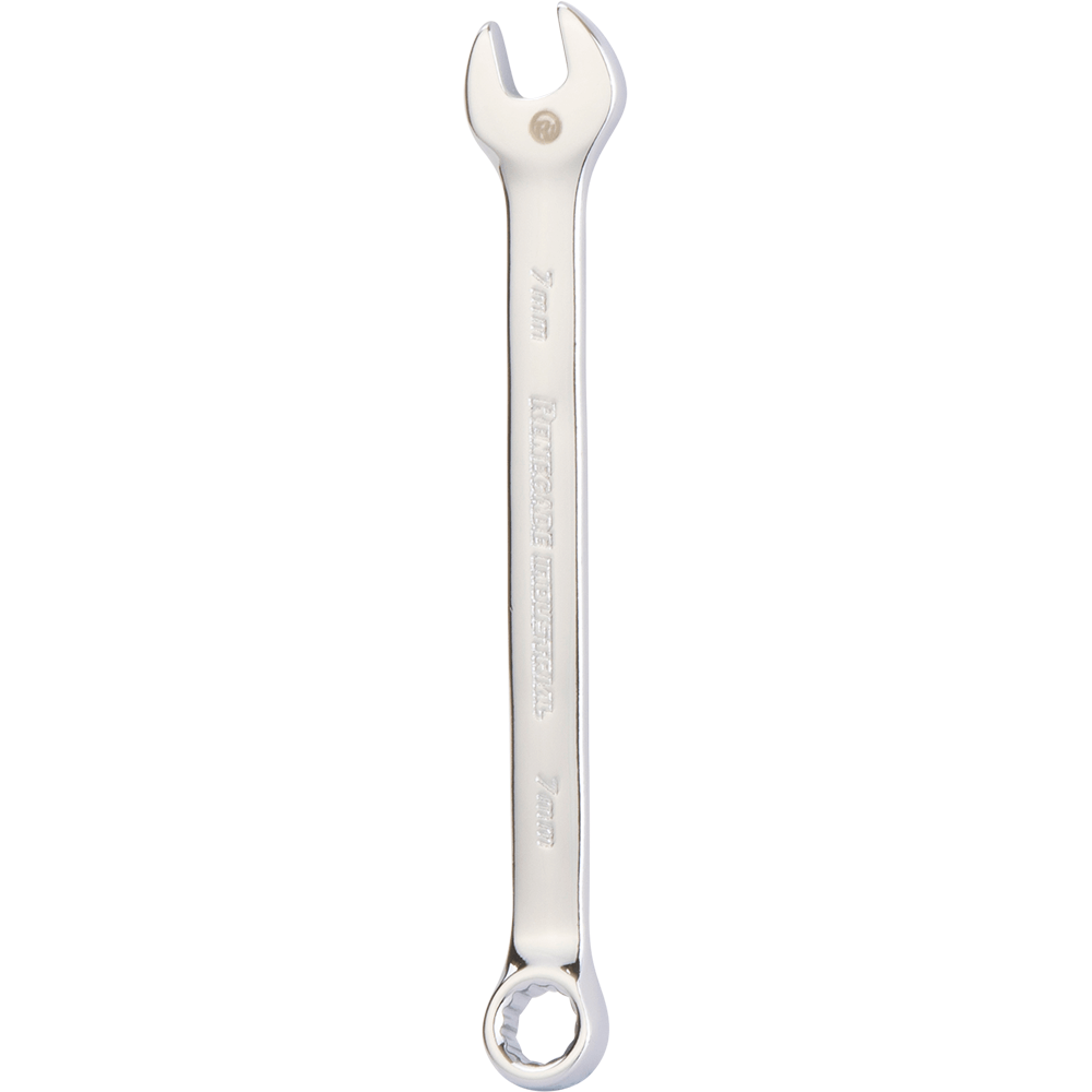 Renegade Industrial 7mm Polished Chrome Metric Combination Spanner - RICS07M