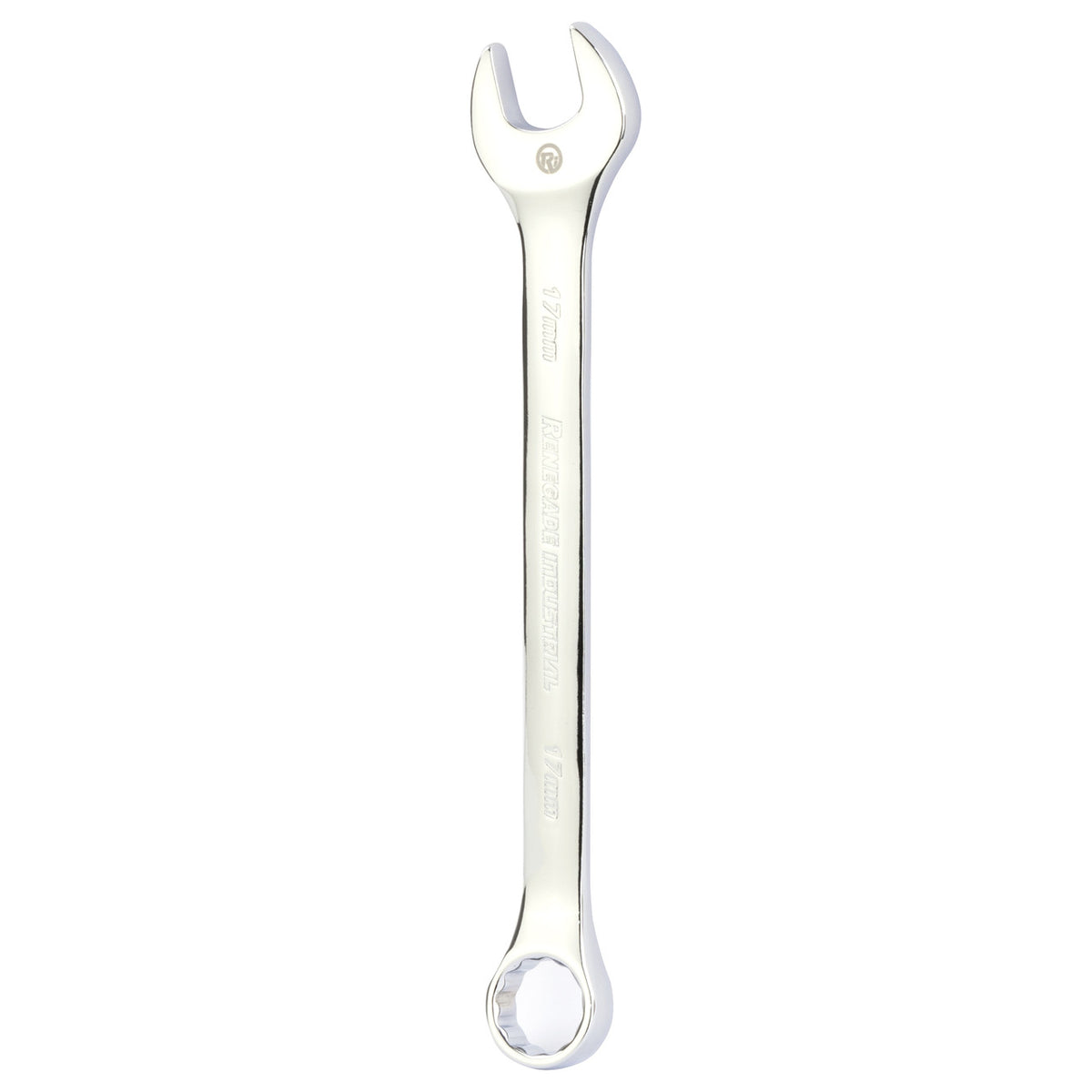 Renegade Industrial 17mm Polished Chrome Metric Combination Spanner - RICS17M