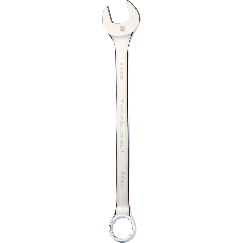 Renegade Industrial 29mm Polished Chrome Metric Combination Spanner - RICS29M