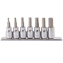 Renegade Industrial 3/8" Drive 7 Piece Metric Inhex Sockets Set - RISS387I