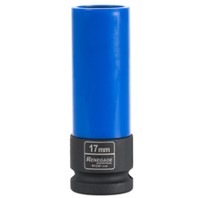 Renegade Industrial 17mm Wheel Nut Impact Rated Mag Wheel Socket - RIWNS17