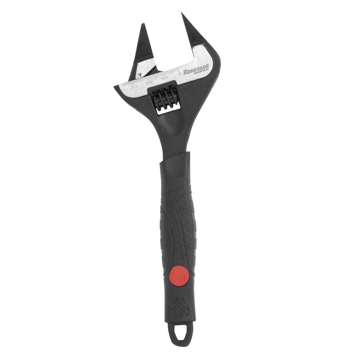 Renegade Industrial 200mm (8") Wide Mouth Thin Jaw Adjustable Wrench - RIWTJAW8