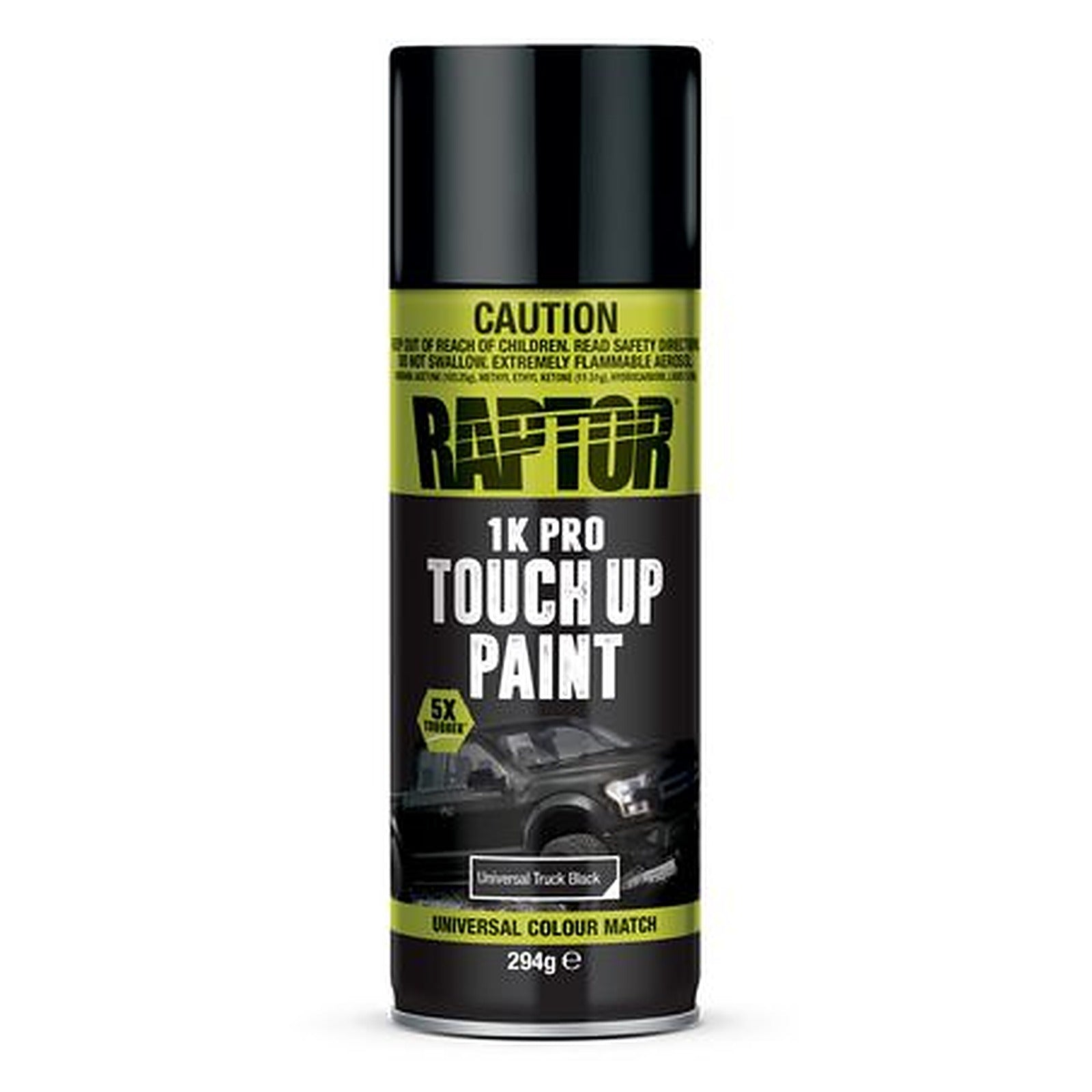 Raptor 1K Pro Touch Up Paint Black 294g RTCB/AL