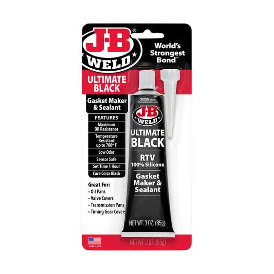 JB Weld Ultimate Black RTV Silicone Gasket Maker & Sealant 85g
