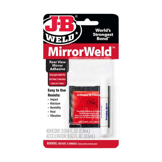 JB Weld 33701 MirrorWeld Rear View Mirror Adhesive