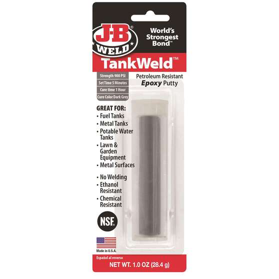 JB Weld 8217 TankWeld Steel Reinforced Epoxy Putty Stick