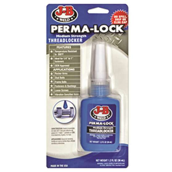 JB Weld 24236 Perma-Lock Blue Medium Strength Threadlocker