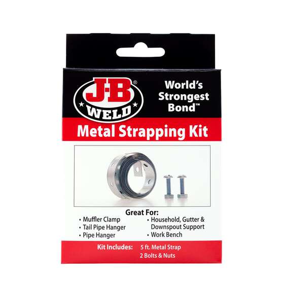 JB Weld 37990 Galvanised Metal Exhaust Strapping Kit 1.52m