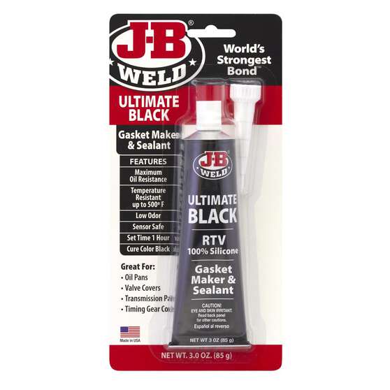 JB Weld 32329 Ultimate Black Oxime RTV Silicone Gasket Maker 85g