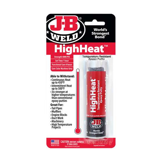 JB Weld 8297 HighHeat High Temperature Epoxy Putty Stick
