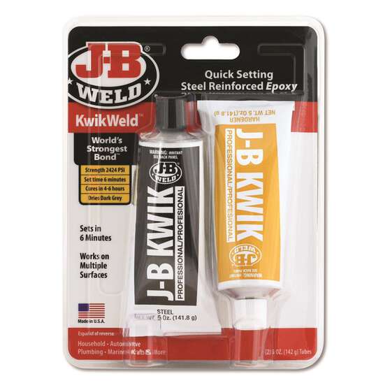 JB Weld 8271 KwikWeld Pro Size Steel Reinforced Epoxy Adhesive 2 x 5oz
