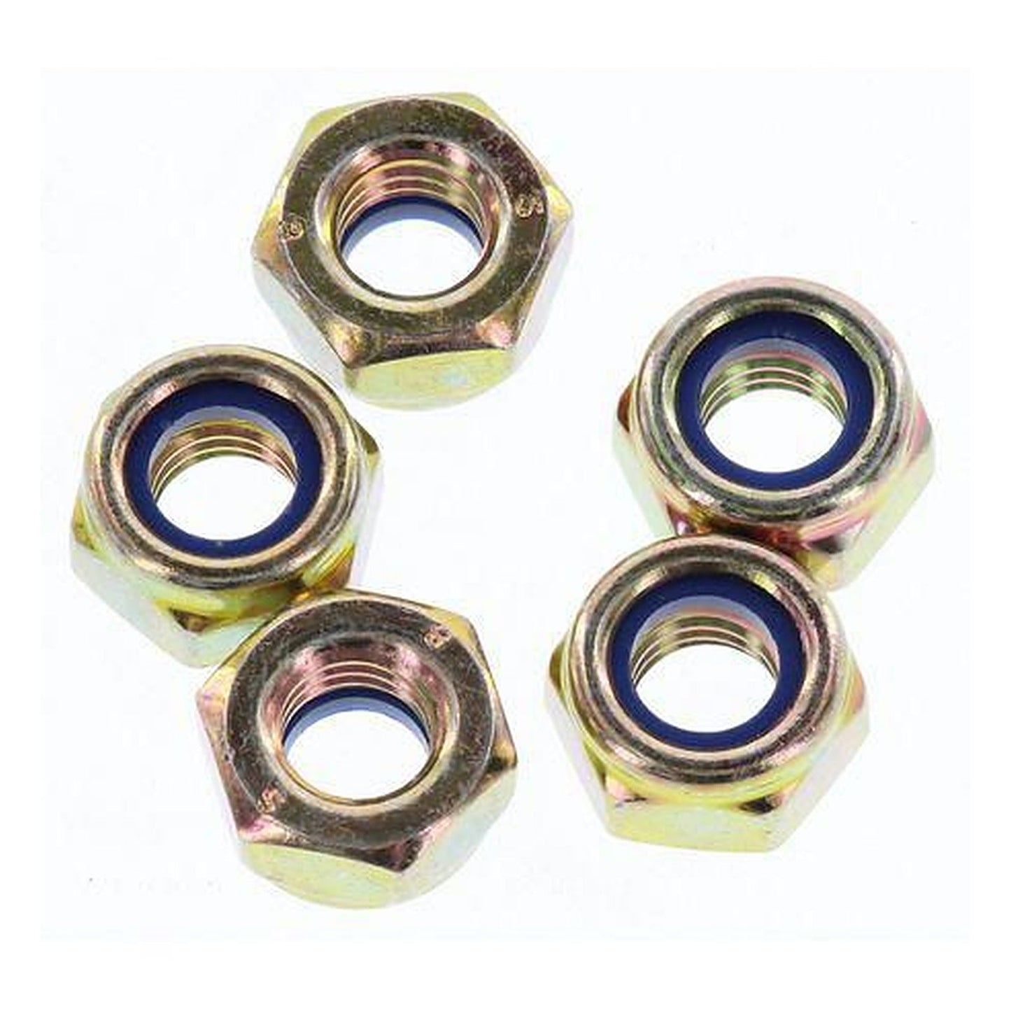 Champion Self-Locking Hex Nut with Nylon Insert M10 x 1.5mm — Pack of 5