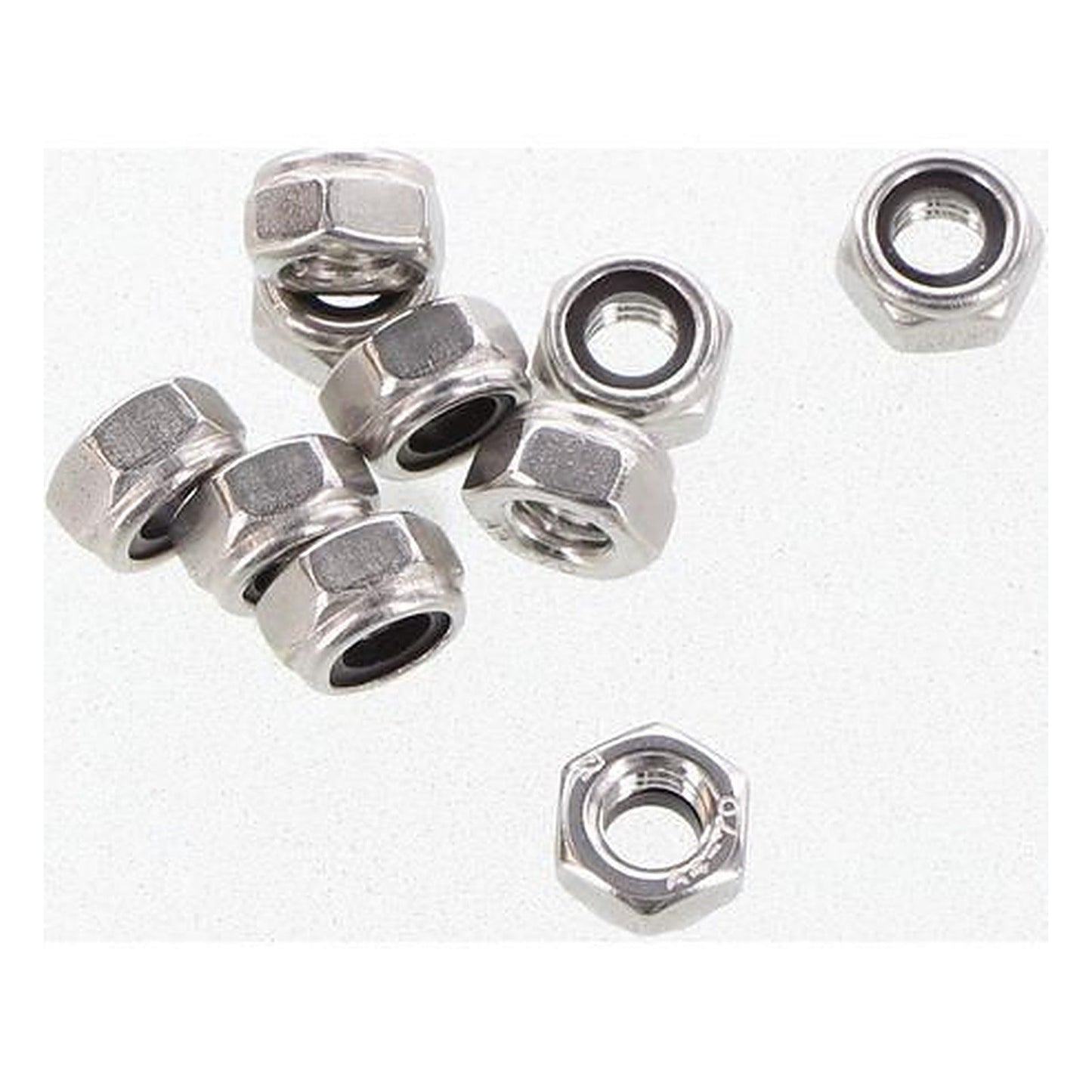 Champion 316/A4 Stainless Steel Self-Locking Hex Nut M6 x 1.00mm — Pack of 10