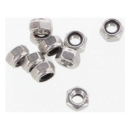 Champion 316/A4 Stainless Steel Self-Locking Hex Nut M6 x 1.00mm — Pack of 10