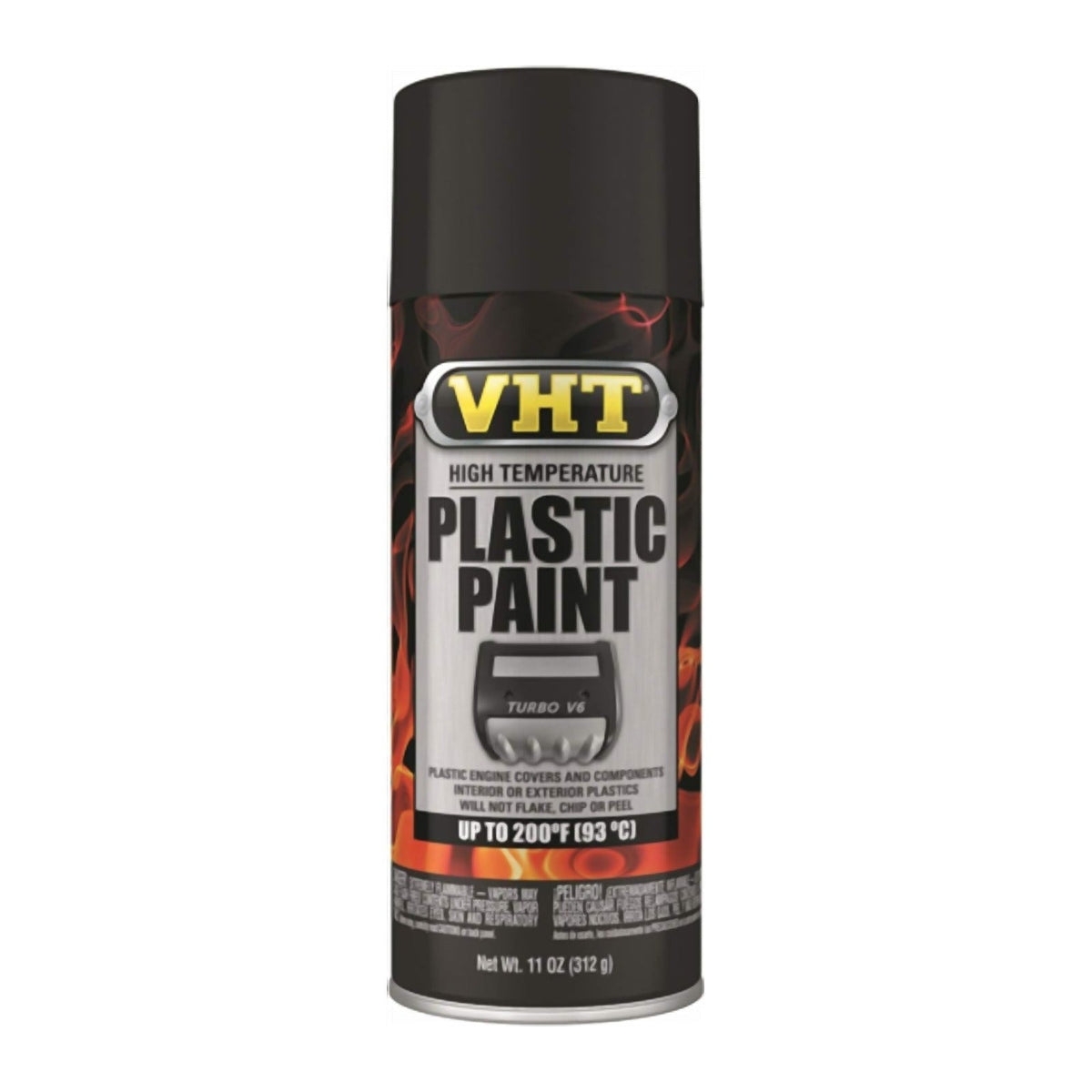 VHT High Temp Plastic Paint Matte Black SP820