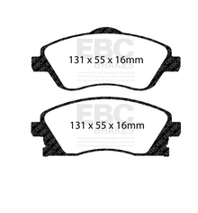 EBC Ultimax Brake Pad Set Front (Holden Barina TK) DP1476
