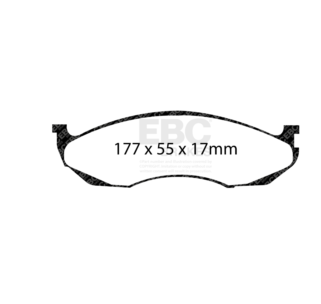 EBC Ultimax Brake Pad Set DP1022