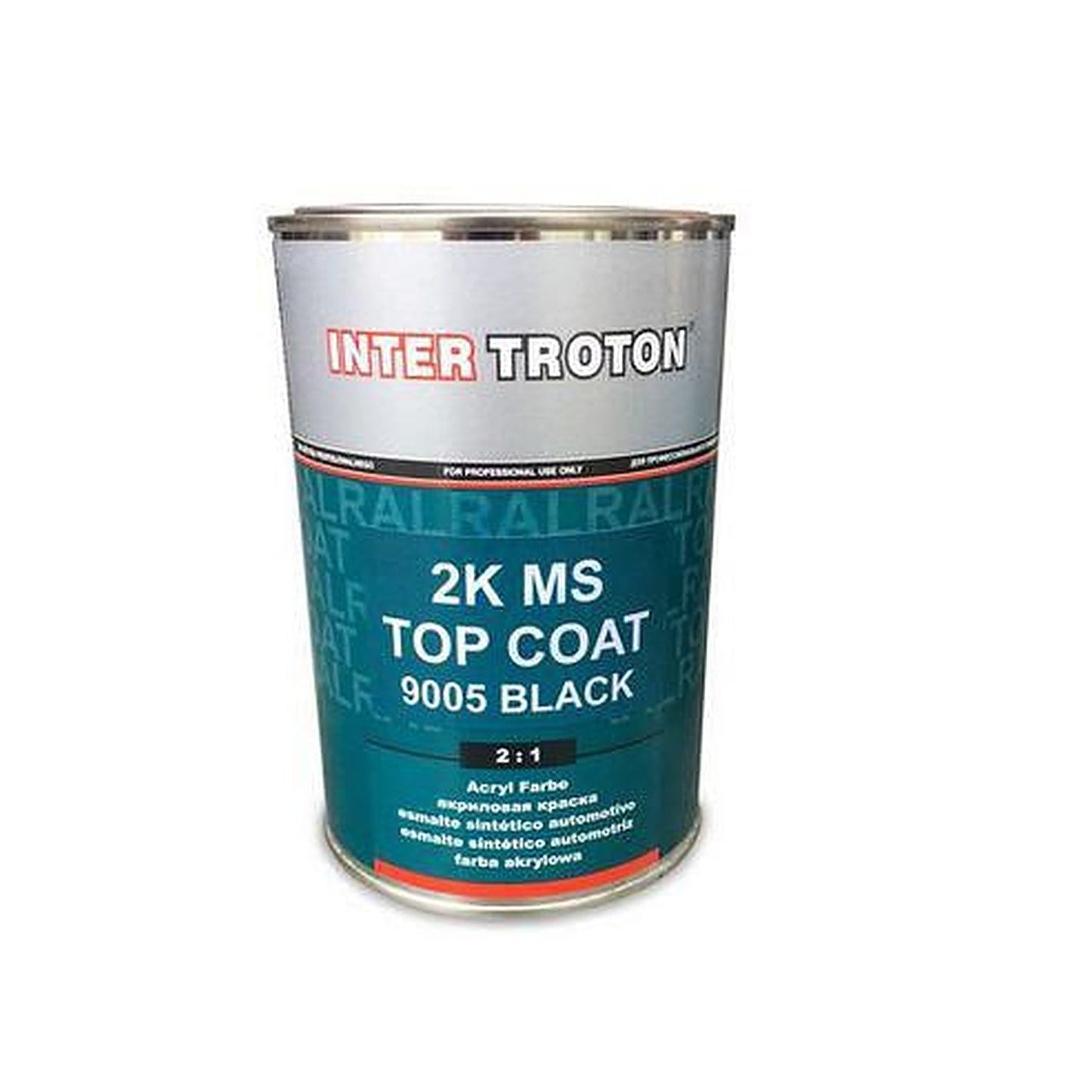 Troton MS 2K Top Coat Black 2.1 1L T2068